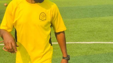 Photo de Honoré Nkulu, nouvel entraîneur du SC Étoile Jaune Académie